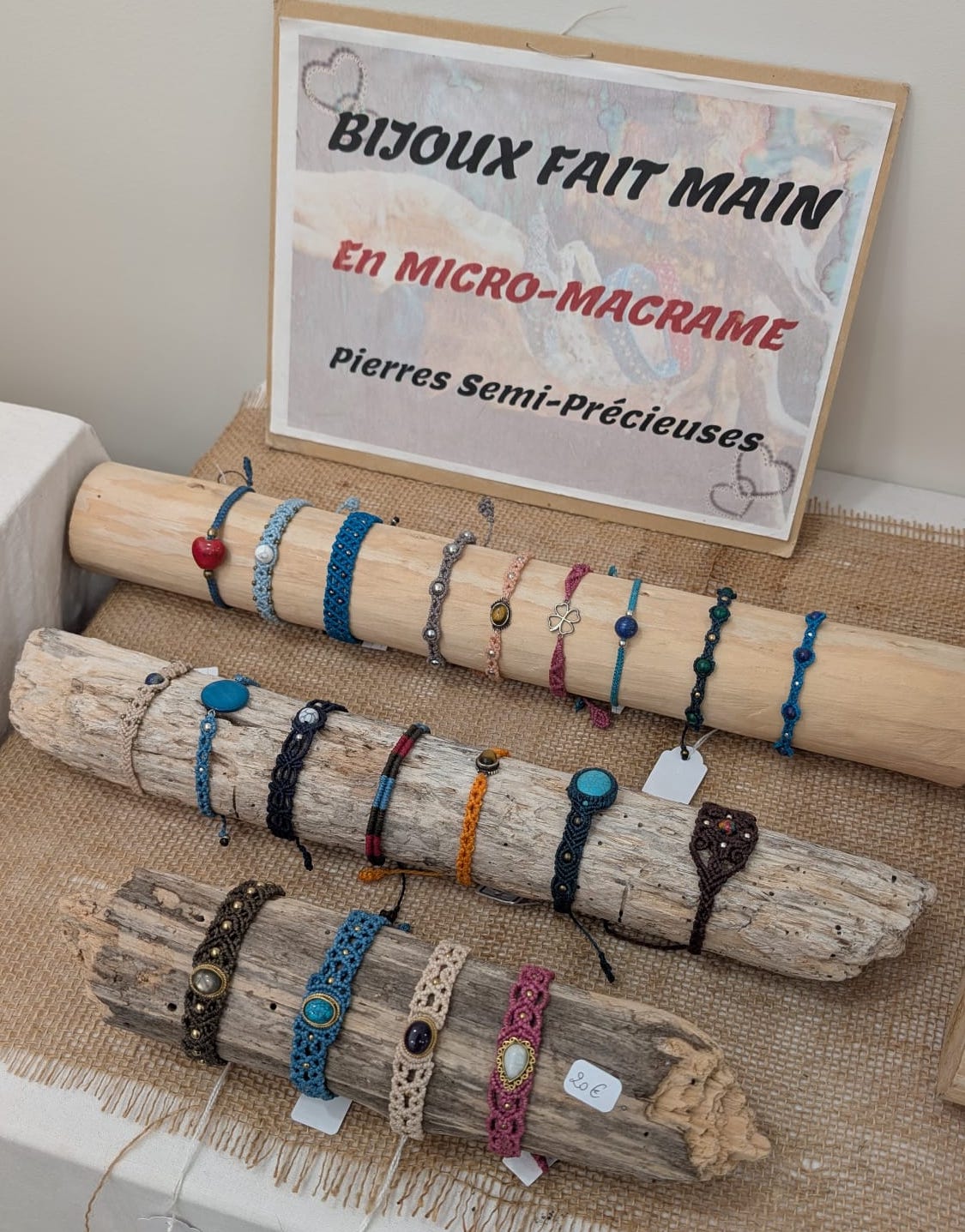 Les bijoux en macramé de Nataly
